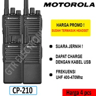 HT Motorola CP210 UHF 4 Unit Handy Talky Walkie Talkie UHF 5W Alat Komuikasi Jarak Jauh Frekuensi