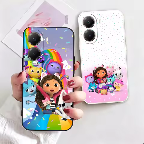 G-Gabbys Dollhouse Cartoon Soft Phone Case For Xiaomi Poco M8 X7 X8 Pro Max X6 X5 X3 F7 F8 Ultra M7 