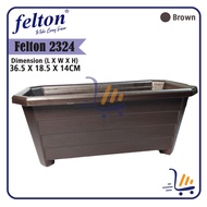 Felton Planter Box FBL-2324 Brown Suitable For Outdoor / Indoor Gardening
