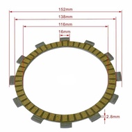 LOPOR 2 E8a 9+1 Pcs Motocycle Fibrous Clutch Discs Plates For SUZUKI Vs1400 05-09 Vs1500 05 Vs140