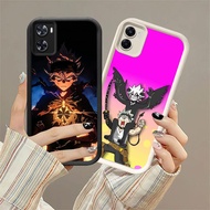 CK-7 Black Clover Luxury Silicone Casing for OPPO A57 A36 A57e A57s A96 A77s A77 A76 Realme 9i C33