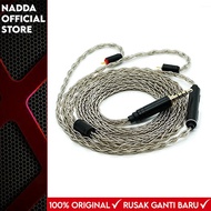 XINHS 8 Core Silver Plated Copper 3.5mm / USB Type C Upgrade Cable With Microphone IEM Cable