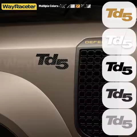 One Life Live It TDI TD5 Carbon Fiber Vinyl Decal For Land Rover Discovery 4 5 Freelander Defender R