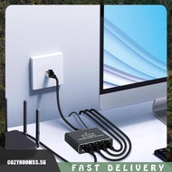 [cozyroomss.sg] 1 To 4 Gigabit Ethernet Splitter with USB Power Cable 1000Mbps Internet Splitter Ada