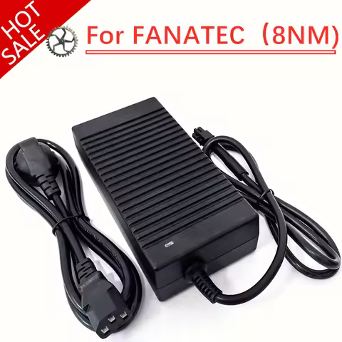 AC/DC Adapter Power Cord Supply For FANATEC Boost Kit 180 （8NM) Fanatec CSL DD / GT (Gran Turismo) D