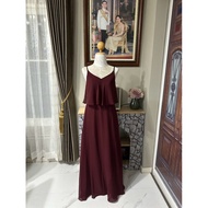 Long Evening Dress (Size M) Red Azazie) Second Hand