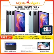 [NEW] Xiaomi REDMI Pad 2 (4GB+256GB) 4G & WIFI Version Tablet | Xiaomi Original Malaysia