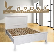 KRZ BRONX Rubberwood Bed frame with Headboard