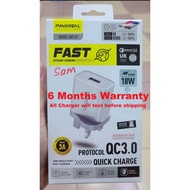 charger fast efficient charging 18W single port fast charger QC3.0 Original chip 18W Adapter + Micto
