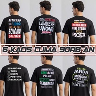Jogja Word T-Shirt Sale. 1 Pack of 6. Men's tops Wanita