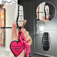 Byd giữ chìa khóa Xe Cá Heo atto3 con dấu cá heo mini sealion 6 M6 chìa khóa xe