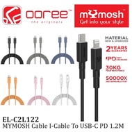 MYMOSH EL-C2L122 CABLE I-CABLE TO USB-C PD 1.2M/FAST CHARGING/30KG TEAR RESISTANCE/ CHARGE & SYNC/ 4