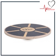66fit Wooden Wobble Balance Board 40cm | Core Strength, Balance & Rehabilitation Trainer
