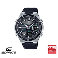 CASIO นาฬิกาข้อมือผู้ชาย EDIFICE รุ่น EFV-C110L-1AVDF สายหนัง สีดำ