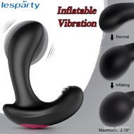 Wireless Remote Control Male Prostate Massager Inflatable Anal Plug Vibrating Butt Plug Anal Expansion Vibrator Sex Toys