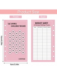 48 Sheets Money Saving Challenge Book Budget Sheets For A6 Binder Savings Challenges Book Money Savi