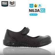 Safety Jogger NILDA O1 Model Women's Work Shoes Non-Slip Anti-Static ESD