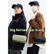 Beg Air Minuman Nilon Serut Beg Silang Outdoor Hiking Cycling Kasual