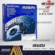 Clutch Disc For ISUZU DA120 / DA640 / 8PA1 - 38mm (14" x 10T)