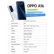 oppo a16e