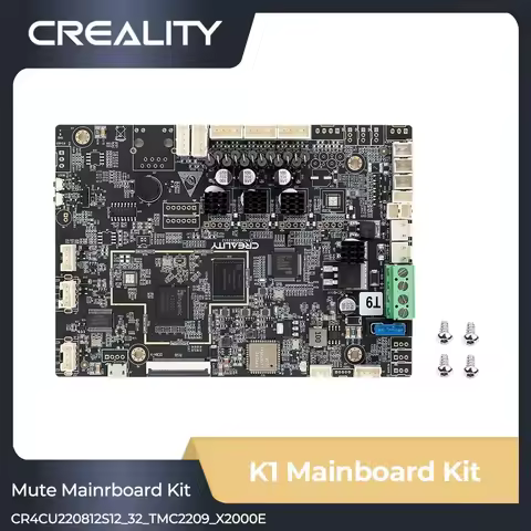 Creality Original K1 or K1 MAX Motherboard Silent Board Upgraded CR4CU220812S12 32Bit TMC2209 X2000E