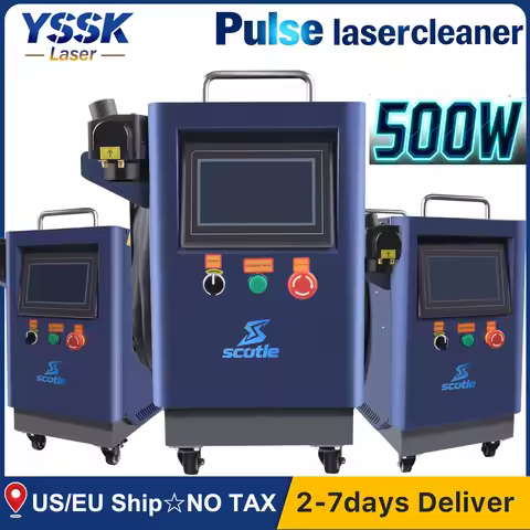 Pulse 500W Laser Cleaning Machine JPT 5MJ 500W laser cleaner for Wood Metal No Damage Material surfa
