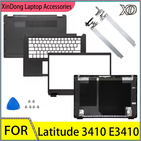 Housing case For Latitude 3410 L3410 E3410 LCD Back Cover/Bezel/Palmrest/bottom cover/Hinges 0GMYC0 