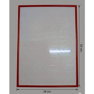 Red Photo Frame 53x38 cm. Picture 53x38 Cm.red (Add Color To Your Memories With A Minimalist Design 