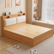 Panel Bed Tatami Bed Storage Bed Super Single Size Bed Frame Queen Size Bed Frame King Size Bed Fram