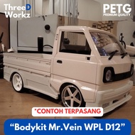 BODYKIT MR.VEIN RACING/SPORT/DRIFT RC WPL D12 1:10 3D PRINTED