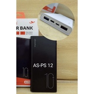 ABODOS PROTABLE POWER BANK 2 OUTPUT 2INPUT 10000MAH MODEL：AS-PS12