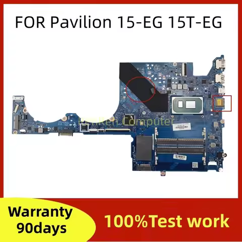 For HP Pavilion 15-EG 15T-EG TPN-Q245 Laptop Motherboard I3-1115G4 I5-1135G7 I7-1165G7 CPU DA0G7HMB8