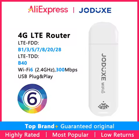 JODUXE Router MF782D 2.4G WiFi 6 Efficient Wall Penetration Children Online Protection Mobile WiFi R
