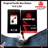 Electric Bike Inner Tube E-Bike 14 x 2.50 250 PACIFIC Selis Cop Motor Bent Valve 10-2.50/60/90-10