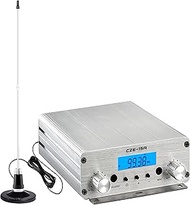 FM Transmitter,15W Long Range FM Broadcast Transmitter for Drive-in Movie, Church Parking Lot, Light