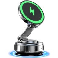 for MagSafe Car Mount Charger, 15W Fast Charging Magnetic Wireless Car Charger, Vacuum Magnetic Phon