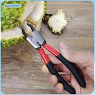 [mojotorw7] Fruit Durian Shell Opener Clip Durable Stainless Steel Watermelon Durian Peel