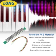 LONNGZHUAN Music Level Indicator Module, 32-Bit 8 Effects with 4 Pin Flex Cable Sound Level Display 