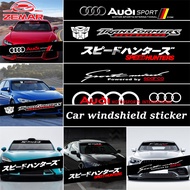 Audi Car Front Rear Window Sticker Car Windshield Decal Banner Waterproof Sunshade for A3 8l 8Y A1 Q