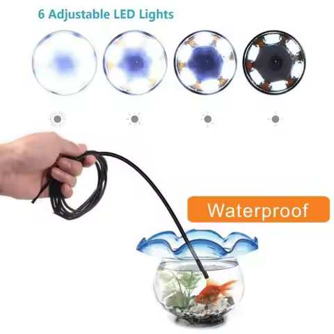 3 in 1 408P/720P/1080P Inspection Camera IP67 Waterproof LED Light Borescope Universal HD Inspection