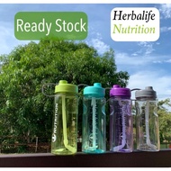 1L Original Herbalife Nutrition Milk Shake Bottle With Straw Inside Space Bottle Kettle BPA Free With Filter Botol Air