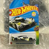 Hot wheel Peugeot 9x8 Hypercar Hypervoiture White Exotics 2025