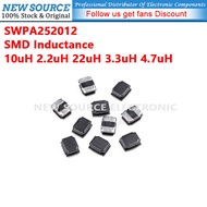 [5pcs] SWPA252012 SMD Inductance 10uH 2.2uH 22uH 3.3uH 4.7uH Magnetic Glue Shielded Power Inductor N