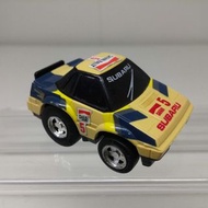 F)中古 Takara Choro-Q Q車 Q Car 日本制 HG掃把佬 Subaru 5號拉力賽跑車一款  購自日本