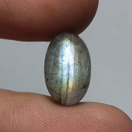 พลอย ลาบราโดไรท์ ธรรมชาติ แท้ หินพ่อมด ( Natural Labradorite ) หนัก 5.61 กะรัต