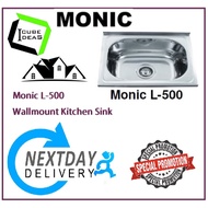 Monic L-500 Wallmount Kitchen Sink