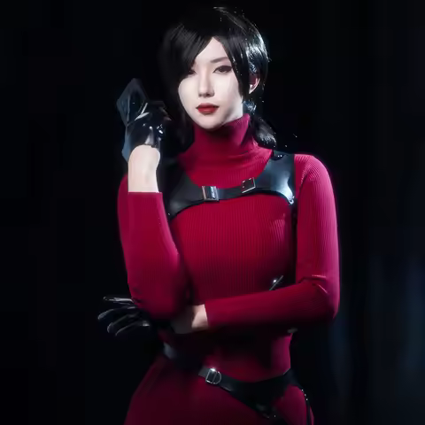 Resident Evil 4 Ada Wong cosplay costume remake game same style Halloween cosplay outfit women's ful