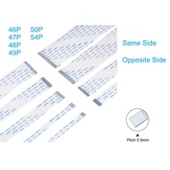 55p 60p 68p 70p 80p 0.5mm Pitch FFC 55 60 68 70 80 Pin Flexible Flat Cable for Computer
