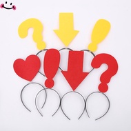 Creative Symbol Funny Anti-Lost Arrow Headband Headwear Influencer Eye-catching Cute Cute Question M