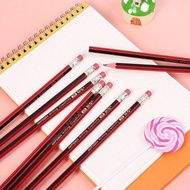 pensil warna colour pencil pensel warna Brand 2B Exam Pencil Color Red Black Sketch Cartoon Pencil P